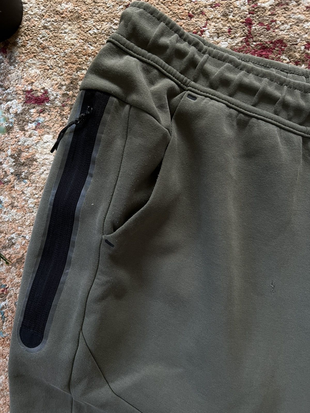 Nike × Vintage 90’s NIKE TECH FLEECE RETRO TRACK SWEATPANTS Y2K SWOOSH LOGO Size US 34 / EU 50 - 8 Thumbnail