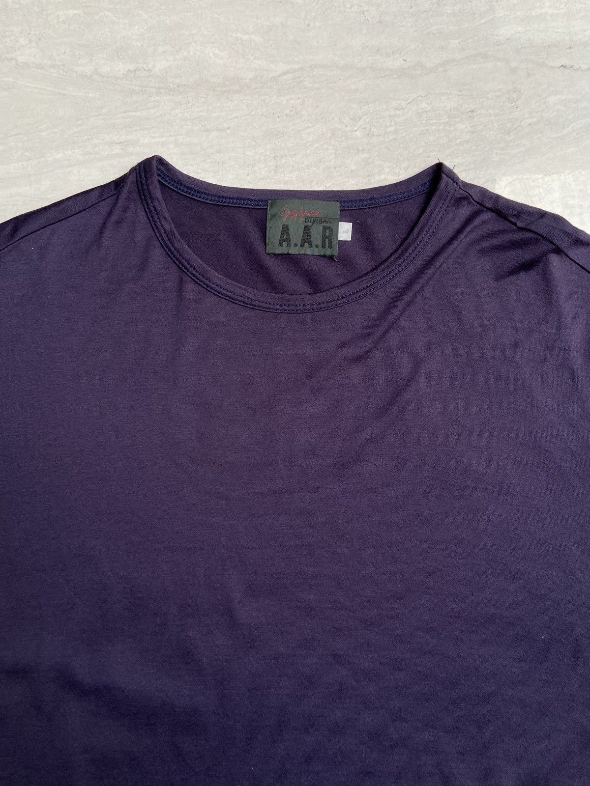 Designer A.A.R Yohji Yamamoto Purple Long Sleeve T-shirt Size US S / EU 44-46 / 1 - 4 Thumbnail