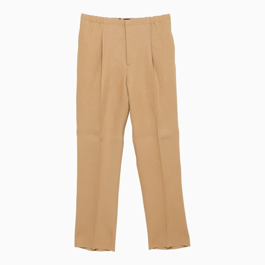 image of Fendi O1D2Blof0424 Trousers In Beige, Men's (Size 30)