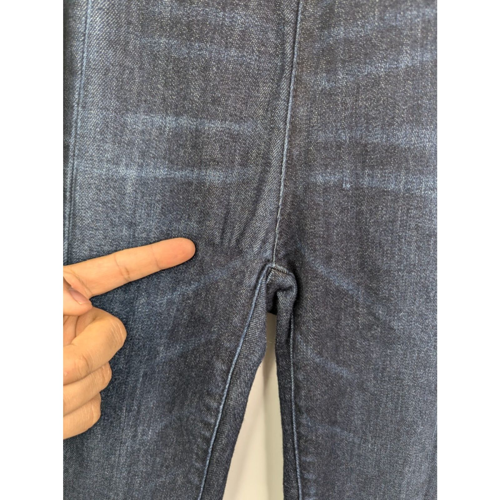 Vintage Pilcro Denim Legging Dark Wash Sz 27 High Rise Jeans Women Jegging Slim Cotton Blend Denim Blue 27 Size 27" / US 4 / IT 40 - 2 Thumbnail
