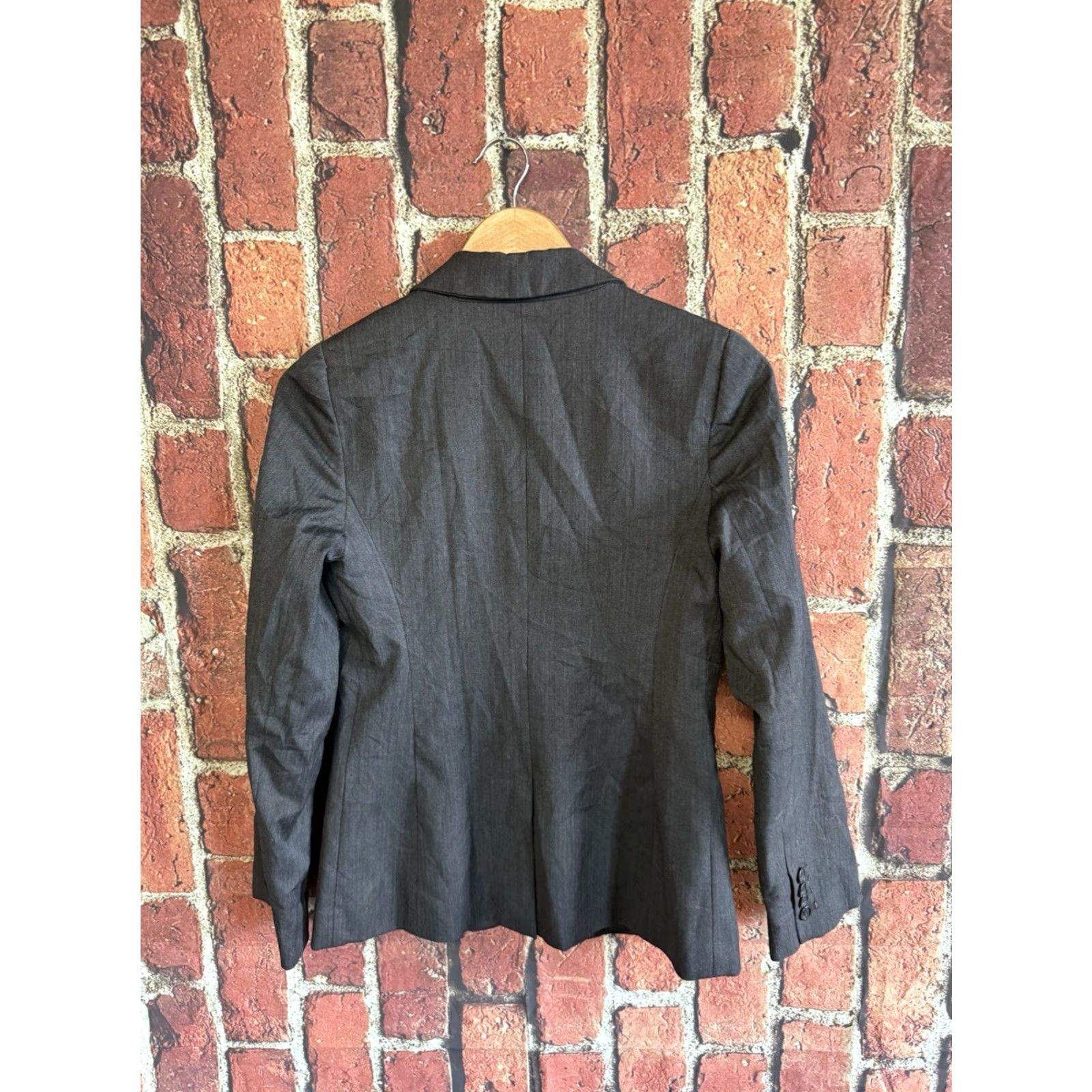 J.Crew J. Crew Blazer Jacket Womens Gray 2 Button Size 4 Long Sleeve Tuxedo Size S / US 4 / IT 40 - 2 Thumbnail