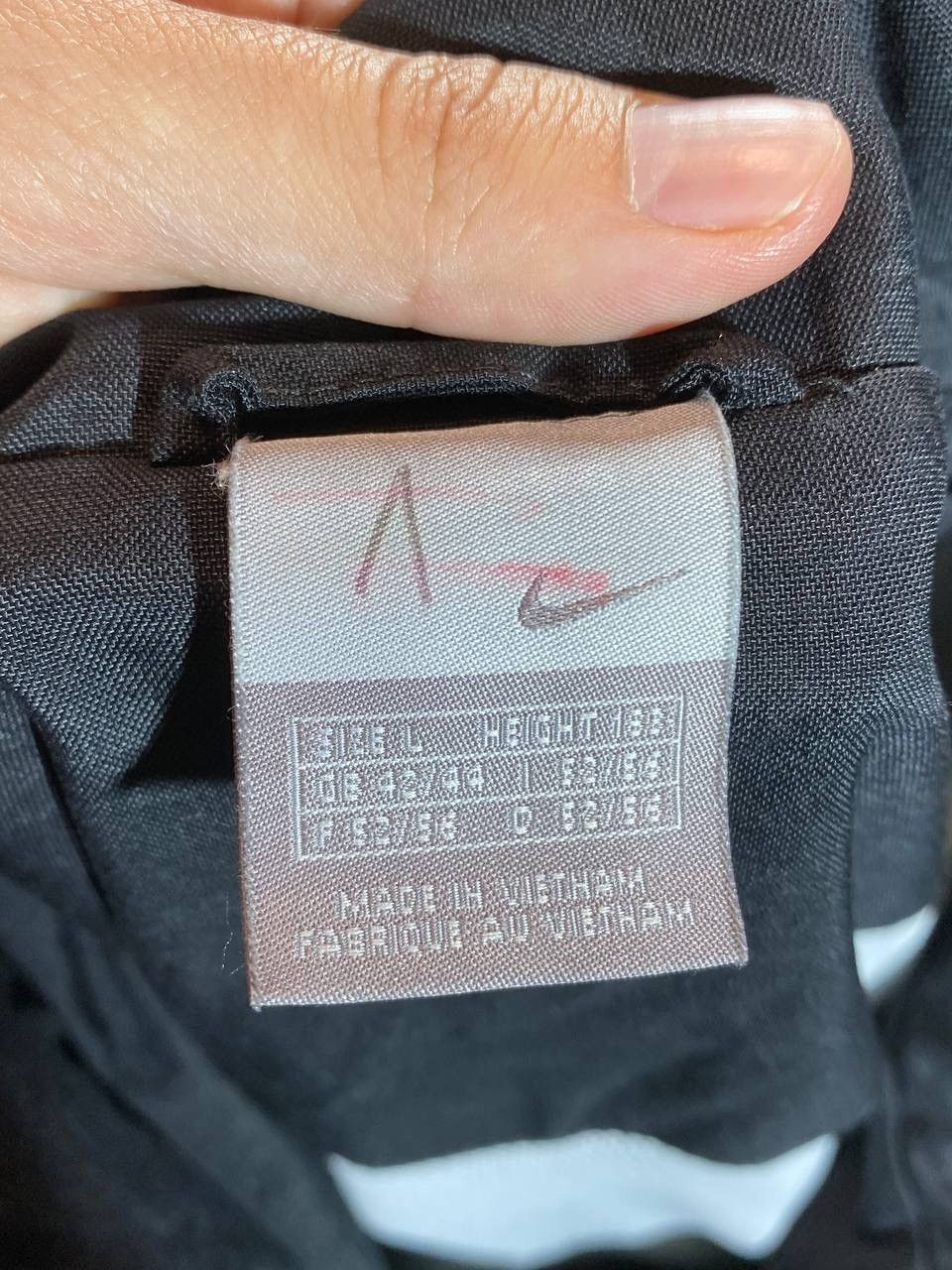 Nike × Vintage 00s Vintage Y2K Nylon Windbreaker Nike Light Jacket Size US L / EU 52-54 / 3 - 9 Thumbnail
