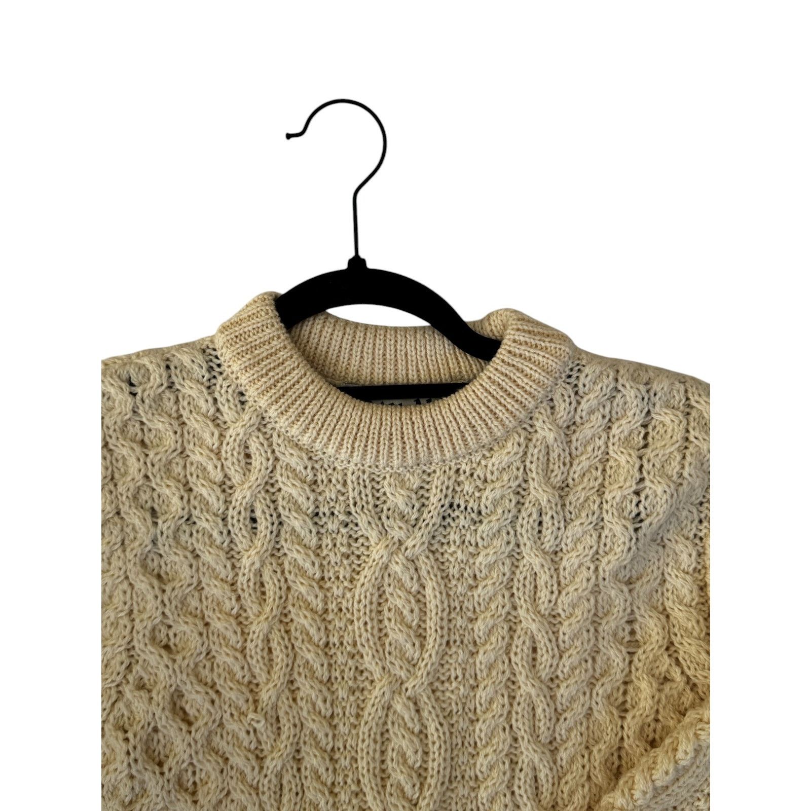 Aran Sweater Market Aran Mõr Vintage Irish Wool Sweater Size S / US 4 / IT 40 - 2 Thumbnail