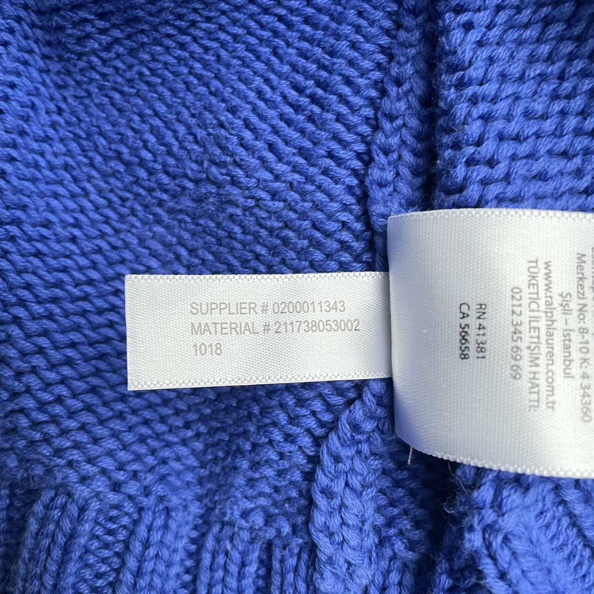 Polo Ralph Lauren Blue Ralph Lauren american flag knit sweater Size US L / EU 52-54 / 3 - 9 Thumbnail