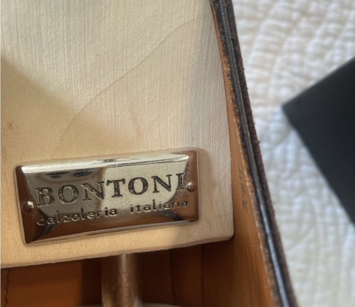 Bontoni Bontoni Brown Leather Derby Shoes Size US 9.5 / EU 42-43 - 5 Thumbnail