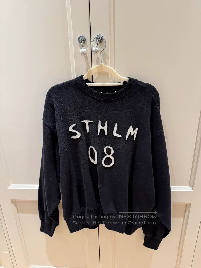 Acne Studios Acne Studios STHLM 08 Letter Sweatshirt Size US XS / EU 42 / 0 - 1 Thumbnail