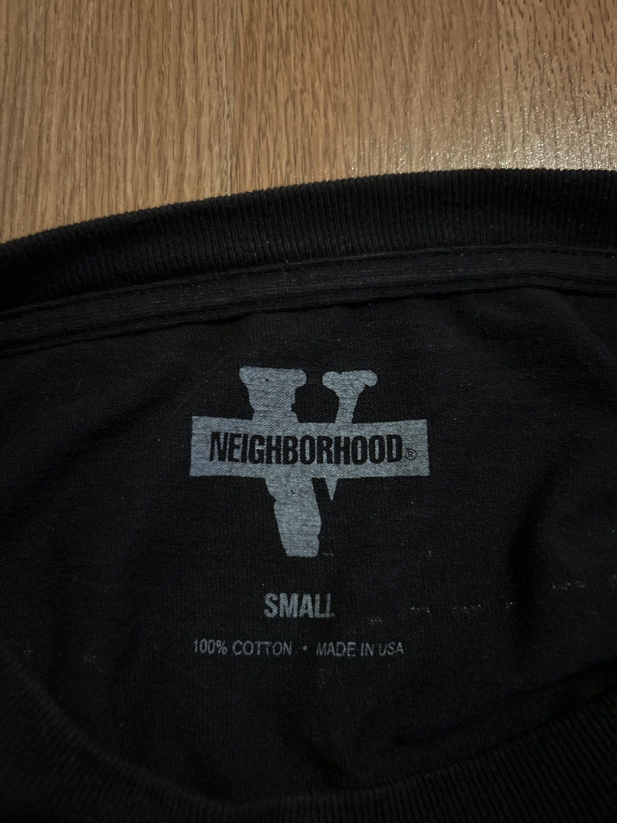 MCM × Sprayground × Vlone Vlone X Neighborhood short sleeve T-Shirt ‘Black/Red’ Size US S / EU 44-46 / 1 - 3 Thumbnail