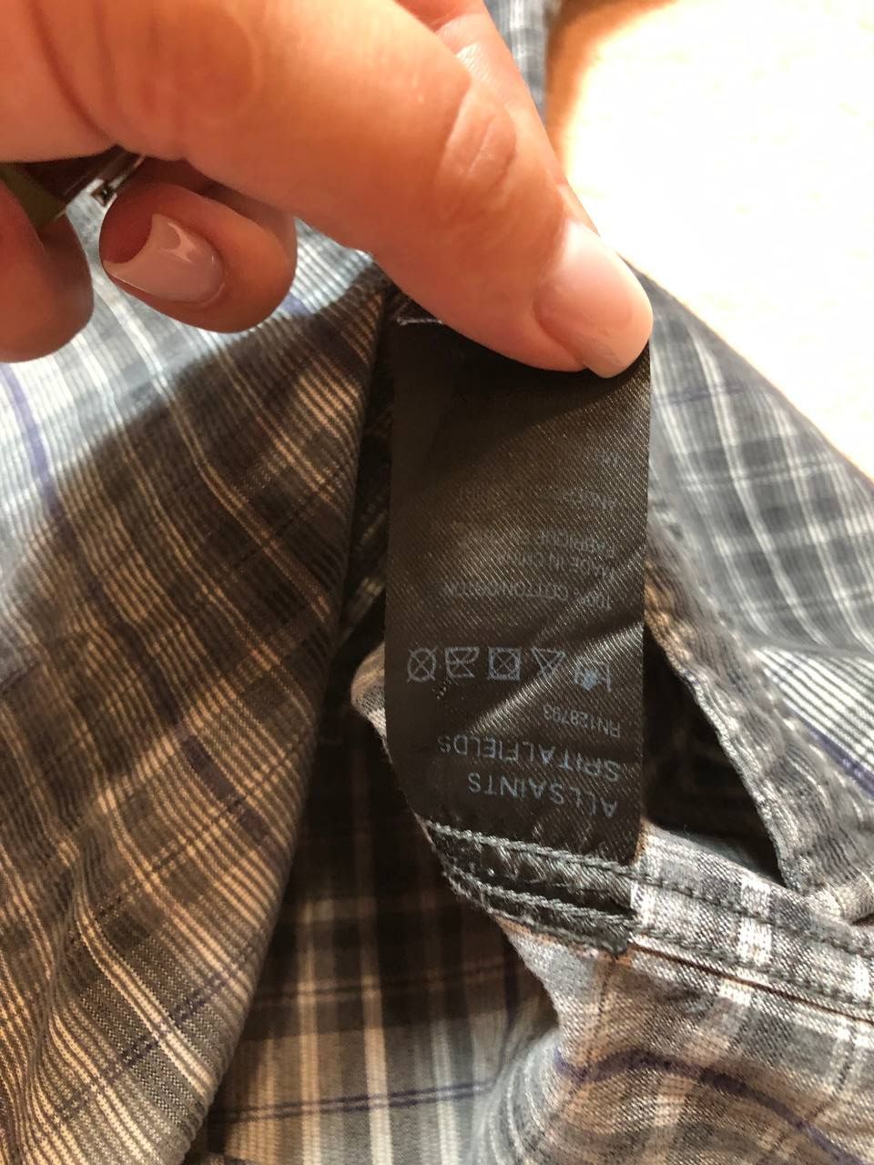 Allsaints Vintage Allsaints Classic Checkered Button Up Shirt Size M Size US M / EU 48-50 / 2 - 12 Thumbnail