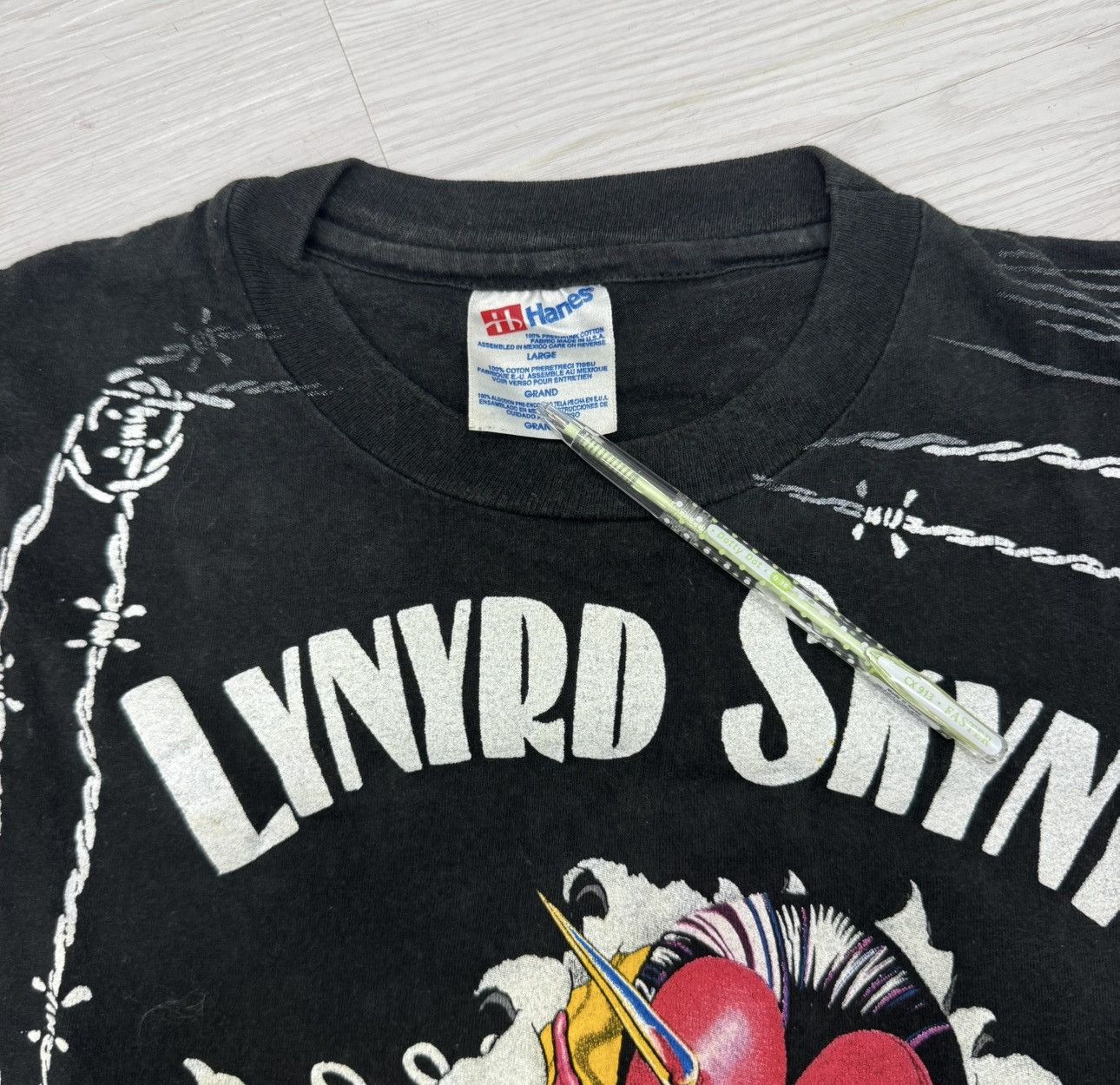 Metallica lynyrd Skynyrd vintage shirt 90s Size US L / EU 52-54 / 3 - 3 Thumbnail