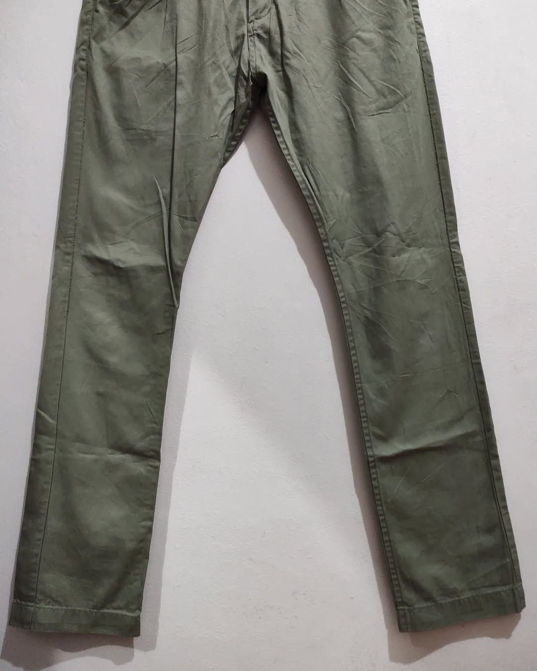 Issey Miyake Tsumori Chisato Green Utility Pants Curved Pockets Pants Size 30" / US 8 / IT 44 - 14 Thumbnail