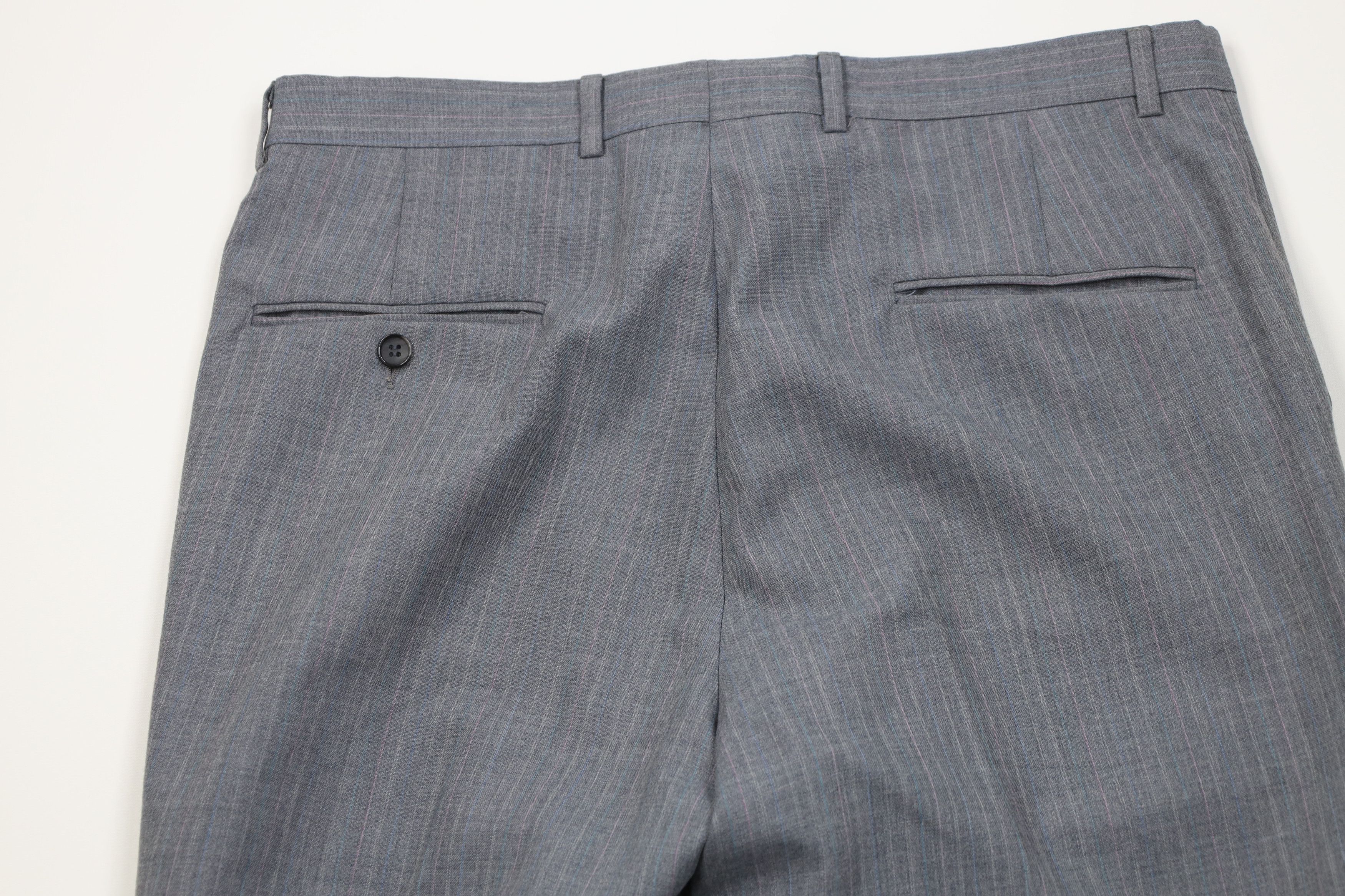 Vintage Vintage 70s Streetwear Pinstriped Wide Leg Chino Pants US Size US 34 / EU 50 - 10 Thumbnail