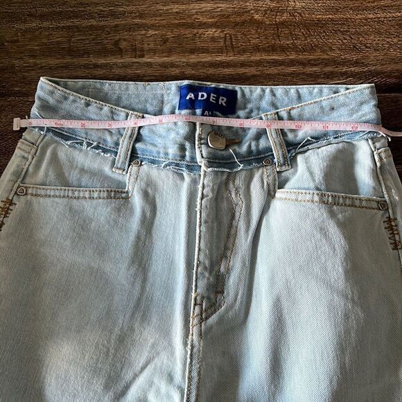 Ader Error NEW Ader error Innersy deconstructed straight leg jeans 26 Size 26" / US 2 / IT 38 - 5 Thumbnail