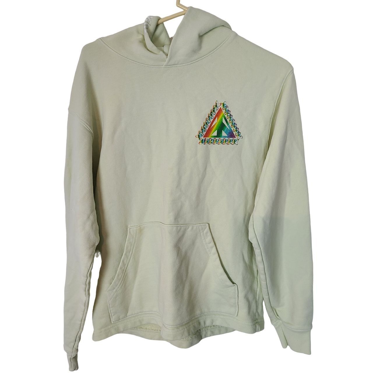Madhappy Mens S Light Green Long Sleeves Pullover Hoodie