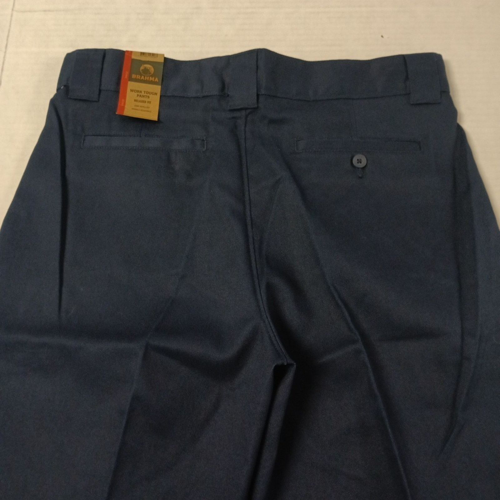 Other Brahma Men's Work Tough Pants Size 34x32 Blue Relaxed Fit Size US 34 / EU 50 - 7 Thumbnail