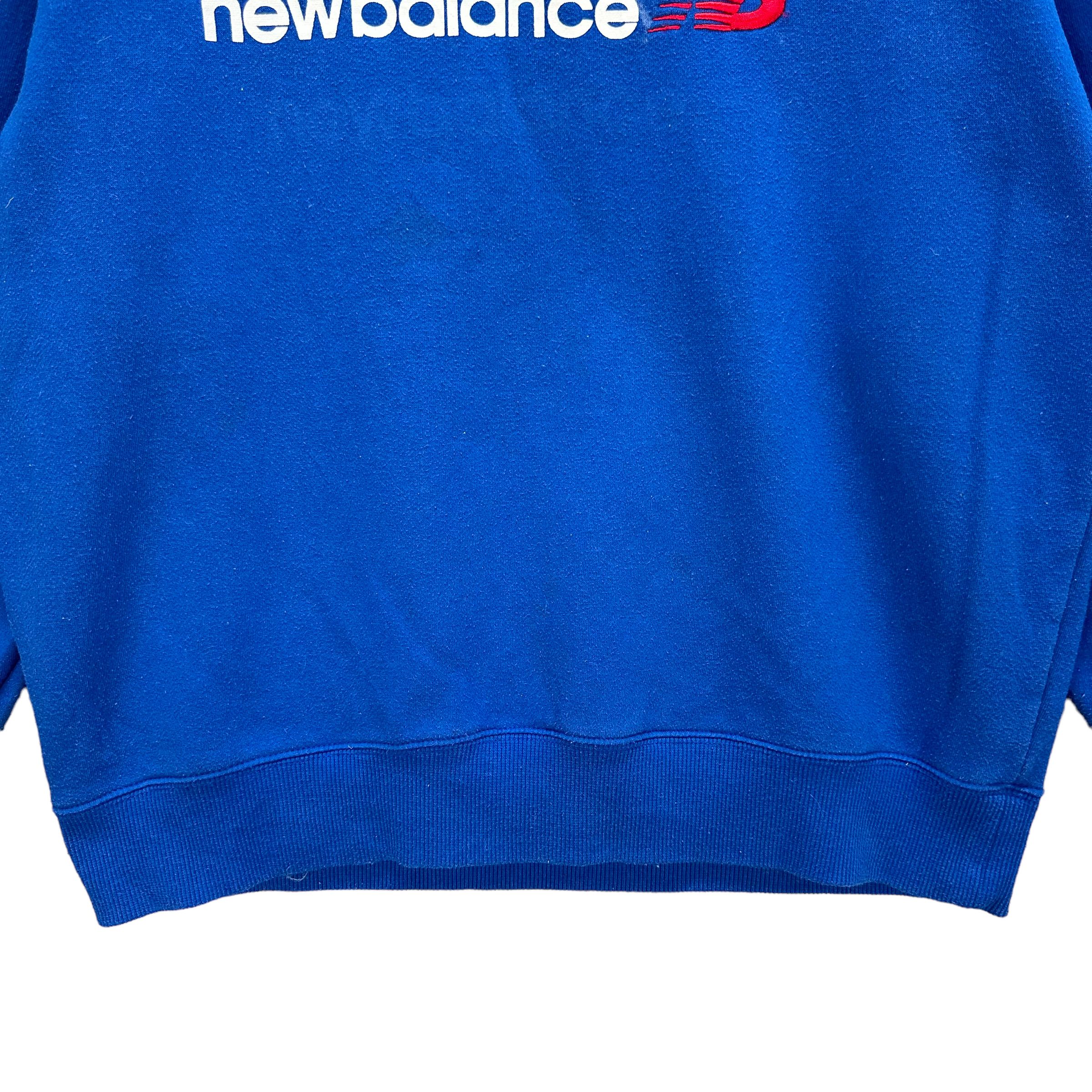 New Balance NEW BALANCE BIG LOGO BLUE SWEATSHIRTS #7434-146 Size US L / EU 52-54 / 3 - 4 Thumbnail