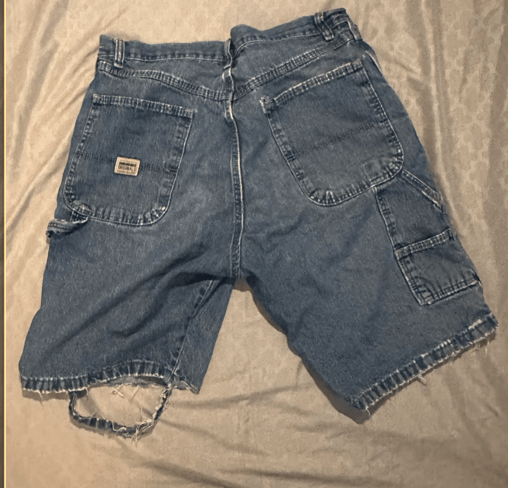 Wrangler Reworked Vintage Wrangler Carpenter Jorts Size US 30 / EU 46 - 2 Thumbnail