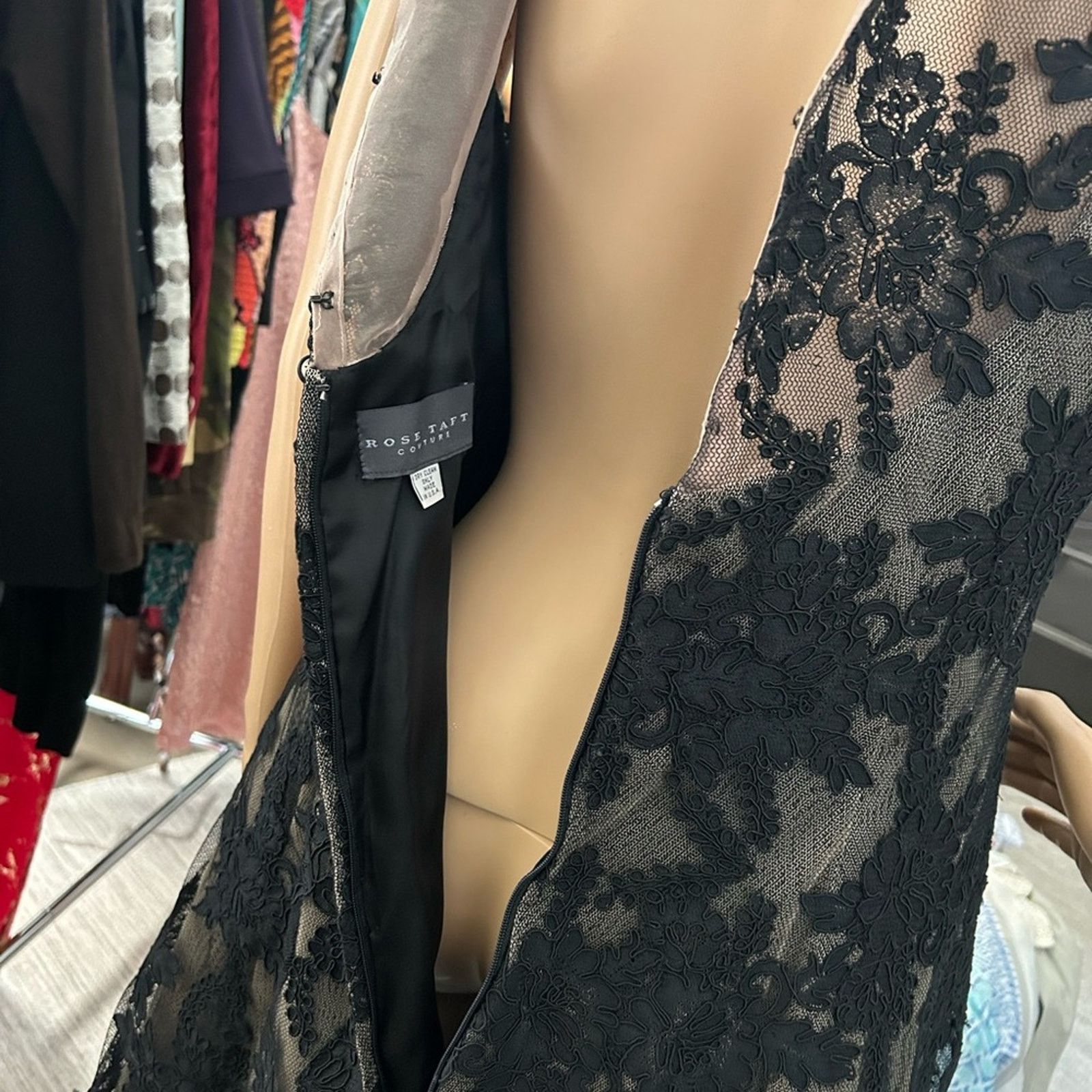 TAFT Rose Taft couture black lace women’s party dress size 10 Size L / US 10 / IT 46 - 10 Thumbnail