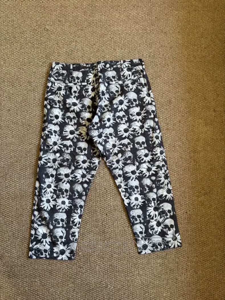 Comme des Garcons Comme Des Garcons size S Leisure Pants with Skull Pattern, Size US 27 - 2 Thumbnail