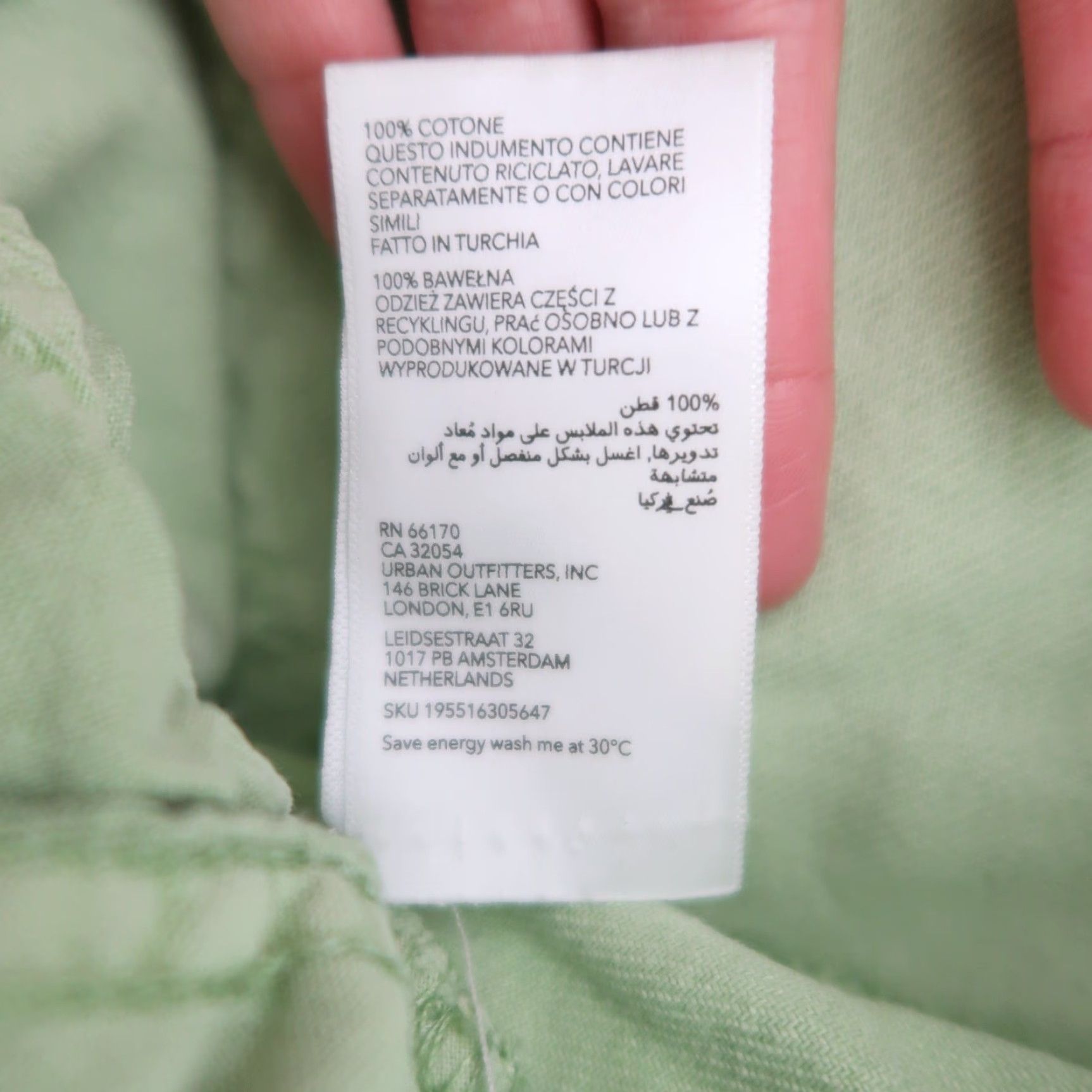 Bdg BDG Urban Outfitters light green boyfriend high rise baggy jeans 29 Womens Jeans Size 29" - 5 Thumbnail