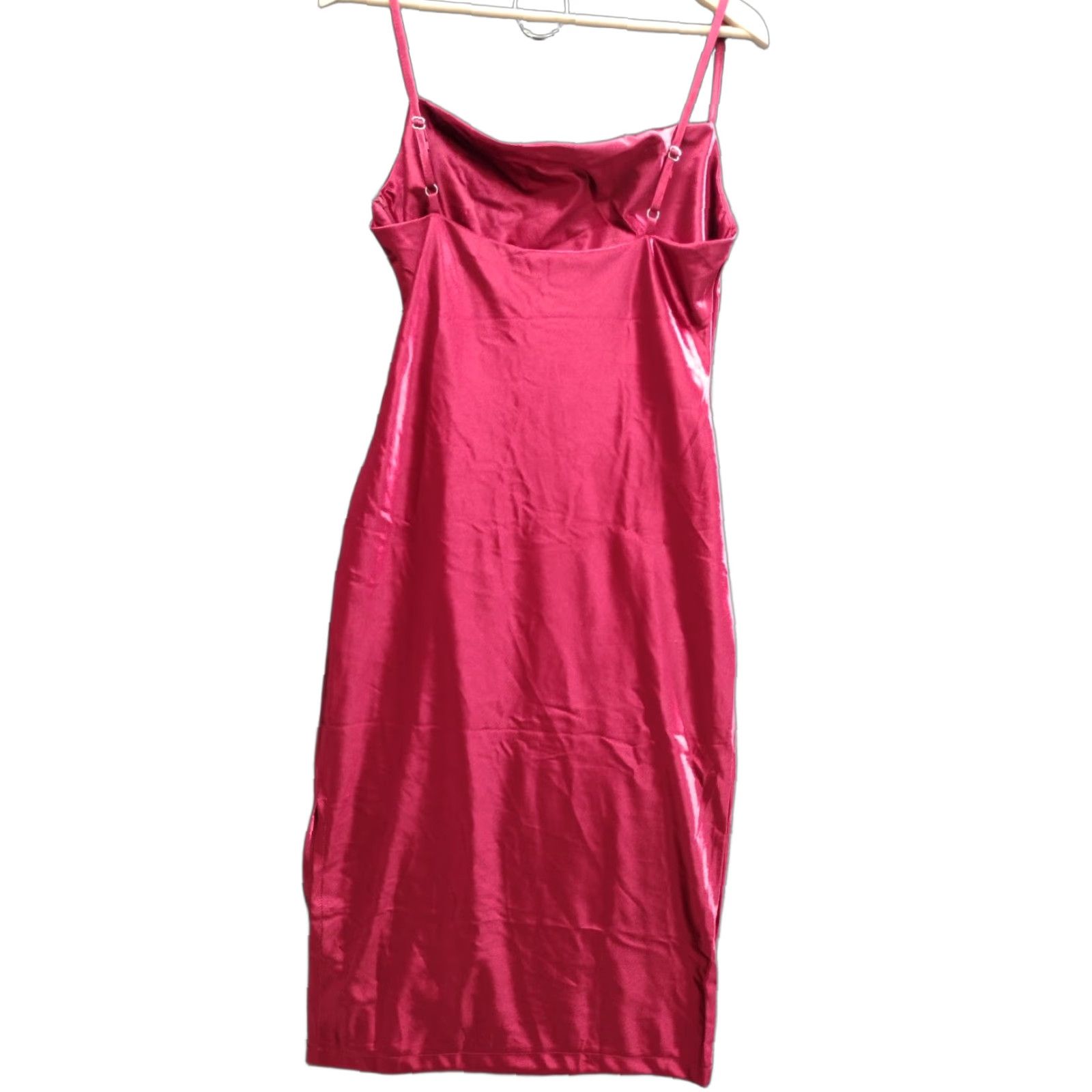 Vintage XXXITICAT Red/Hot Pink Slip Dress Sleeveless Women's Size Medium Size M / US 6-8 / IT 42-44 - 1 Thumbnail