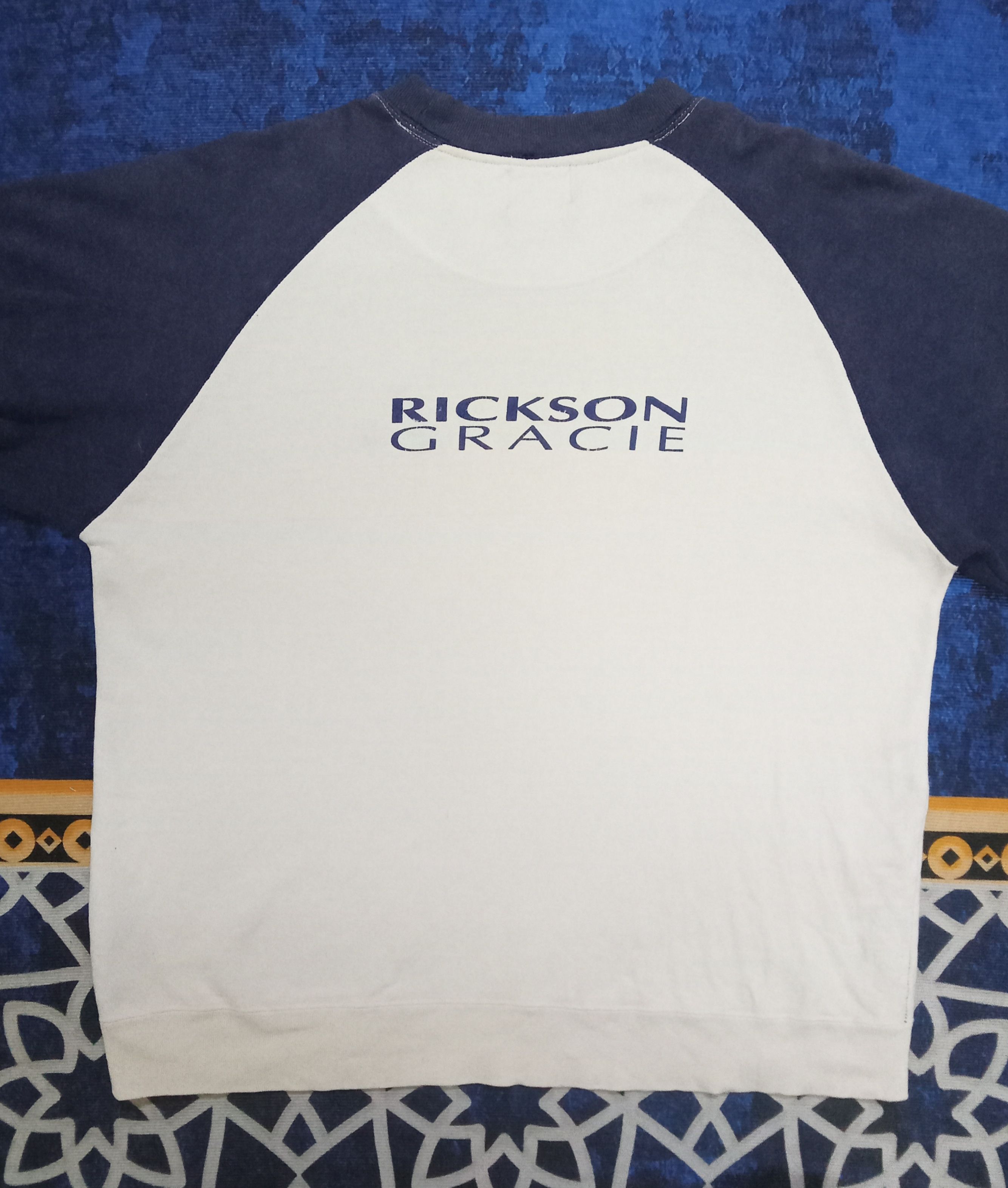 Japanese Brand Rickson Gracie Vintage Distressed Sweatshirt Size US L / EU 52-54 / 3 - 6 Thumbnail