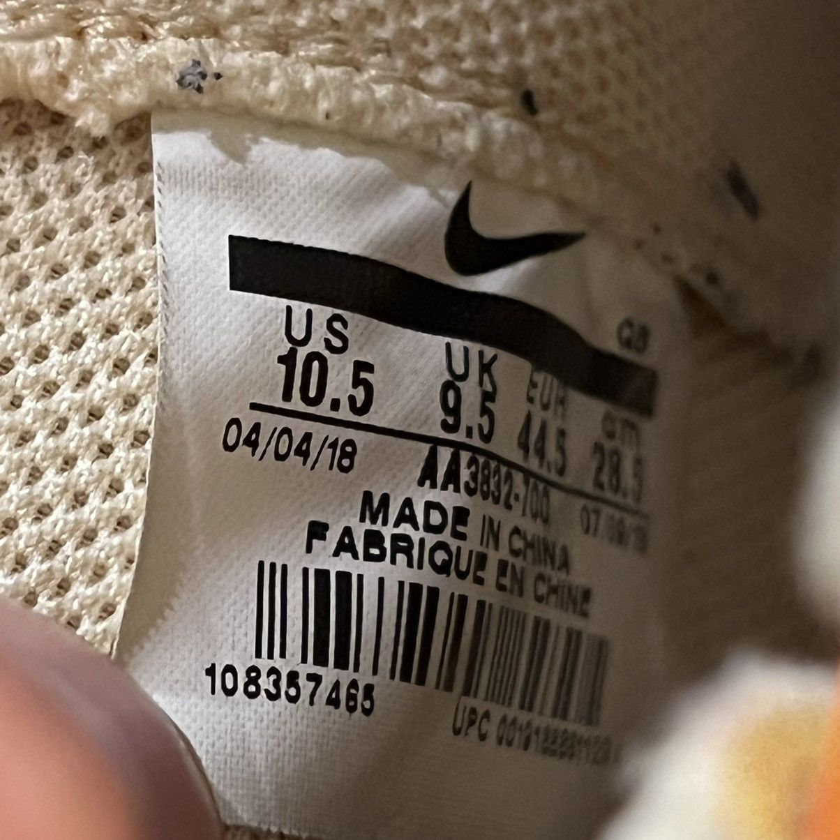 Nike × Off-White Nike Blazer Mid Off-White All Hallow’s Eve Size US 10.5 / EU 43-44 - 18 Thumbnail
