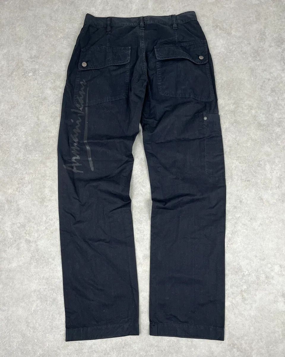 Armani 2000s Armani Black Cozy Signature Pants Size US 30 / EU 46 - 7 Thumbnail