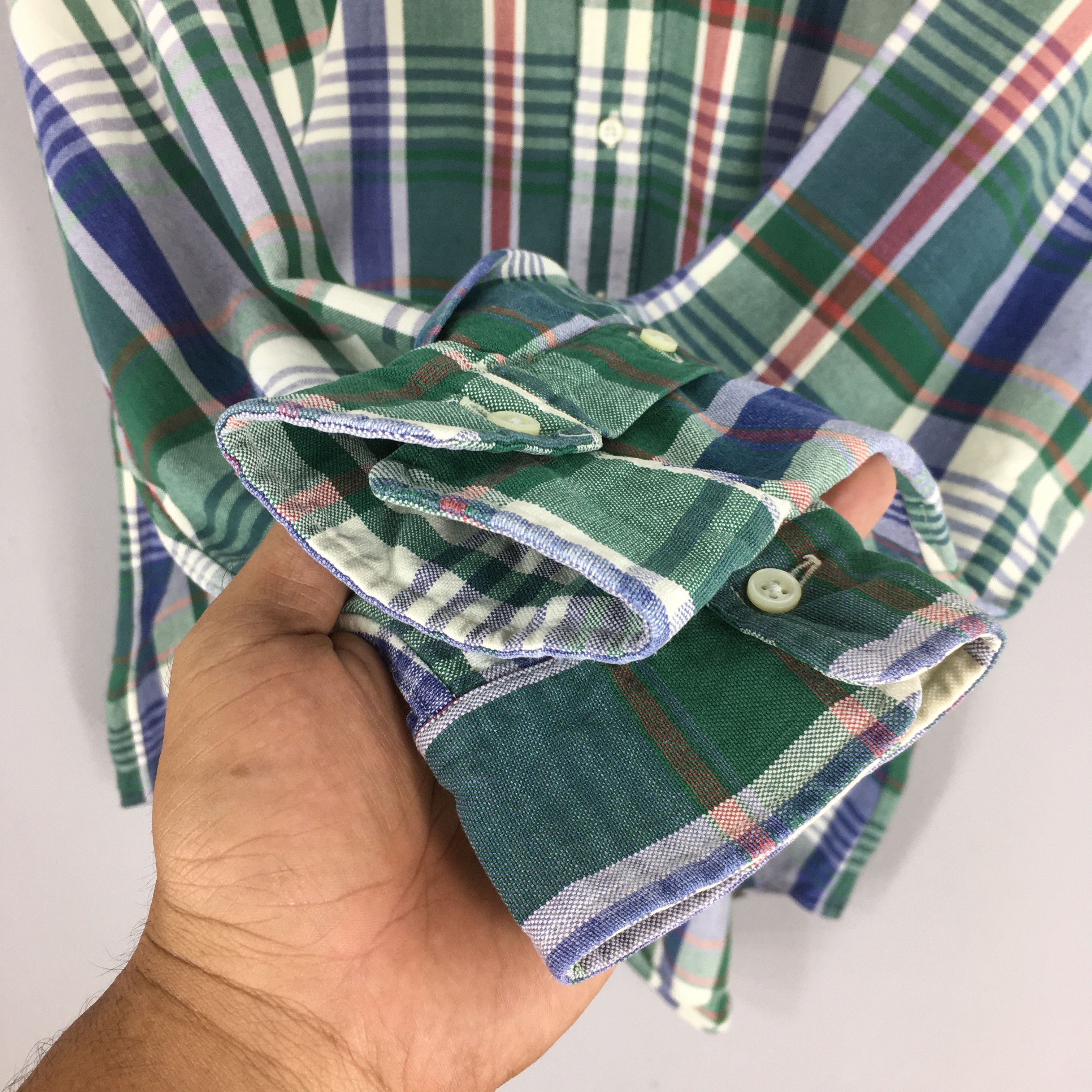 Polo Ralph Lauren Vintage 90s Polo Ralph Lauren Checkered Flannel Shirt Medium Size US M / EU 48-50 / 2 - 4 Thumbnail
