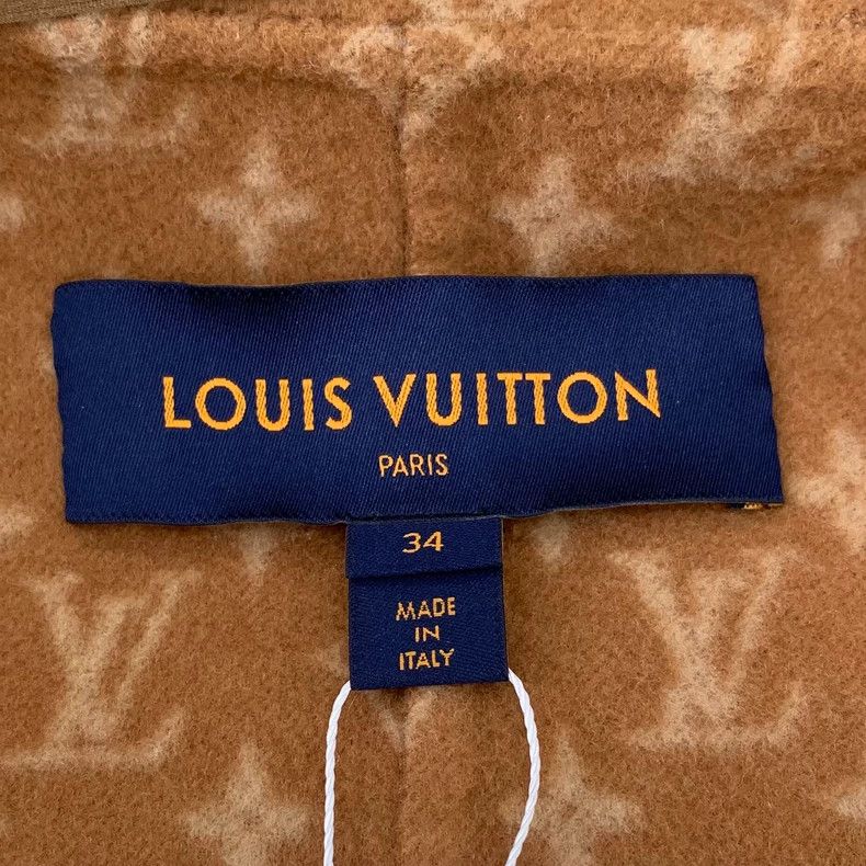 Louis Vuitton Louis Vuitton Brown interior logo, full print, hooded belt Size XXS / US 00 / IT 34 - 6 Thumbnail