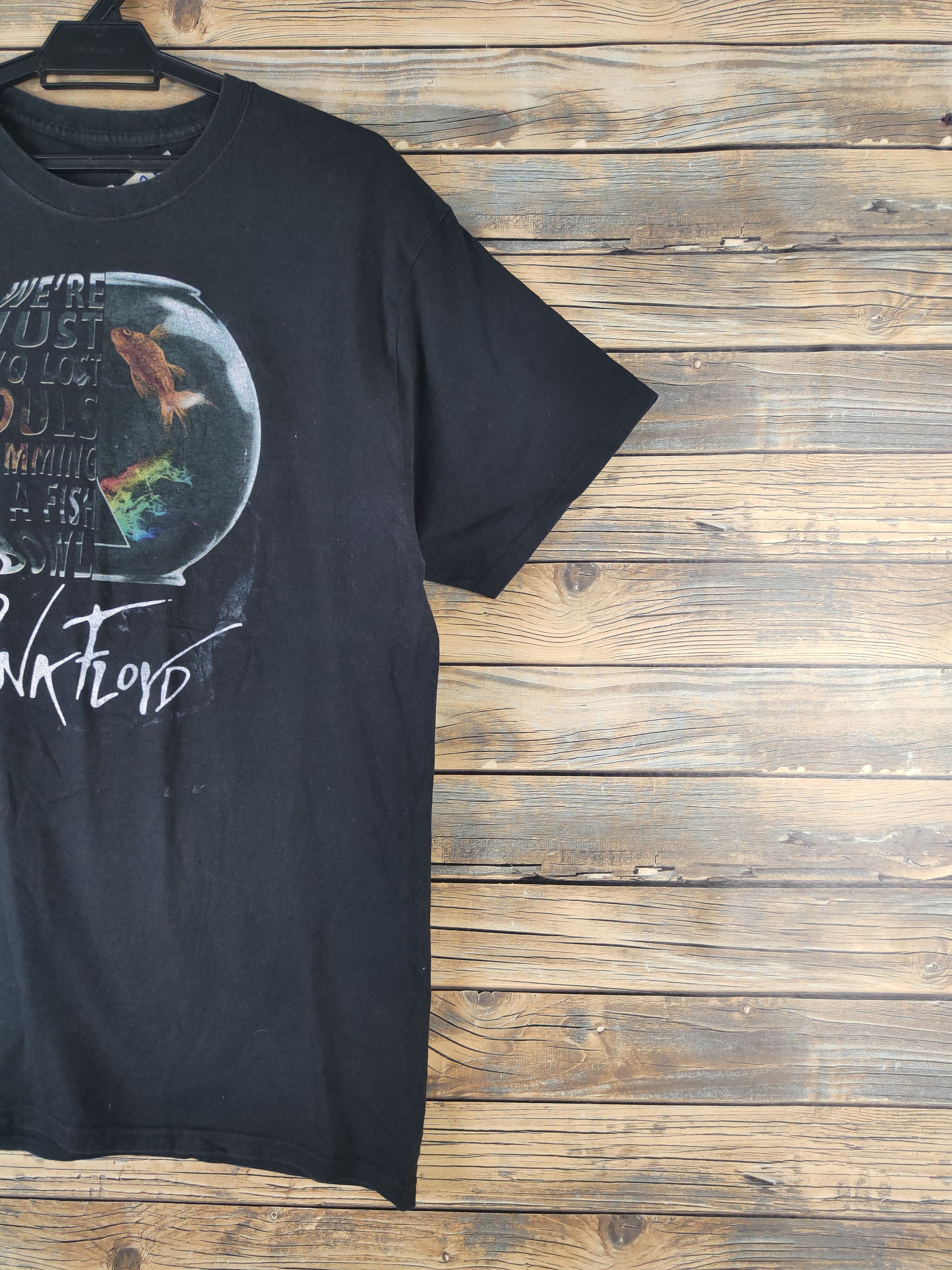 Band Tees × Pink Floyd DL Pink Floyd Black Short Sleeve T-shirt #2140 Size US L / EU 52-54 / 3 - 6 Thumbnail