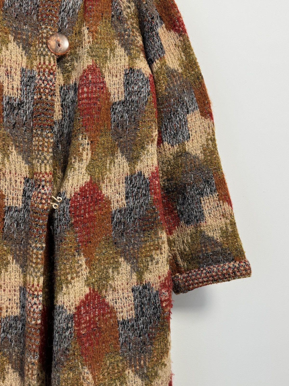 Missoni Missoni Coat Wool Multicolor Knit Luxury Designer Italy Size L / US 10 / IT 46 - 3 Thumbnail