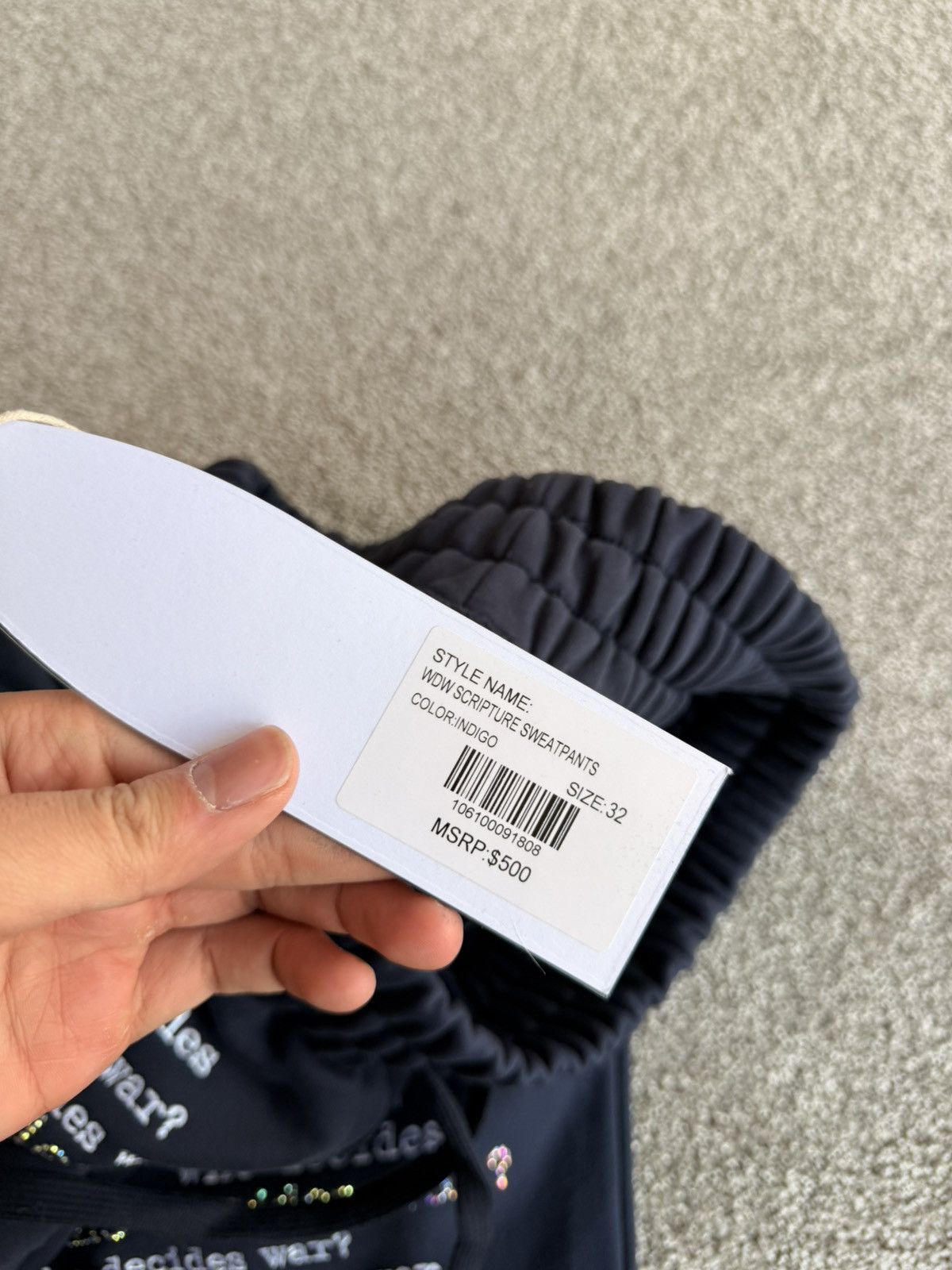 Who Decides War Who Decides War Scripture Sweatpants Size US 32 / EU 48 - 6 Thumbnail