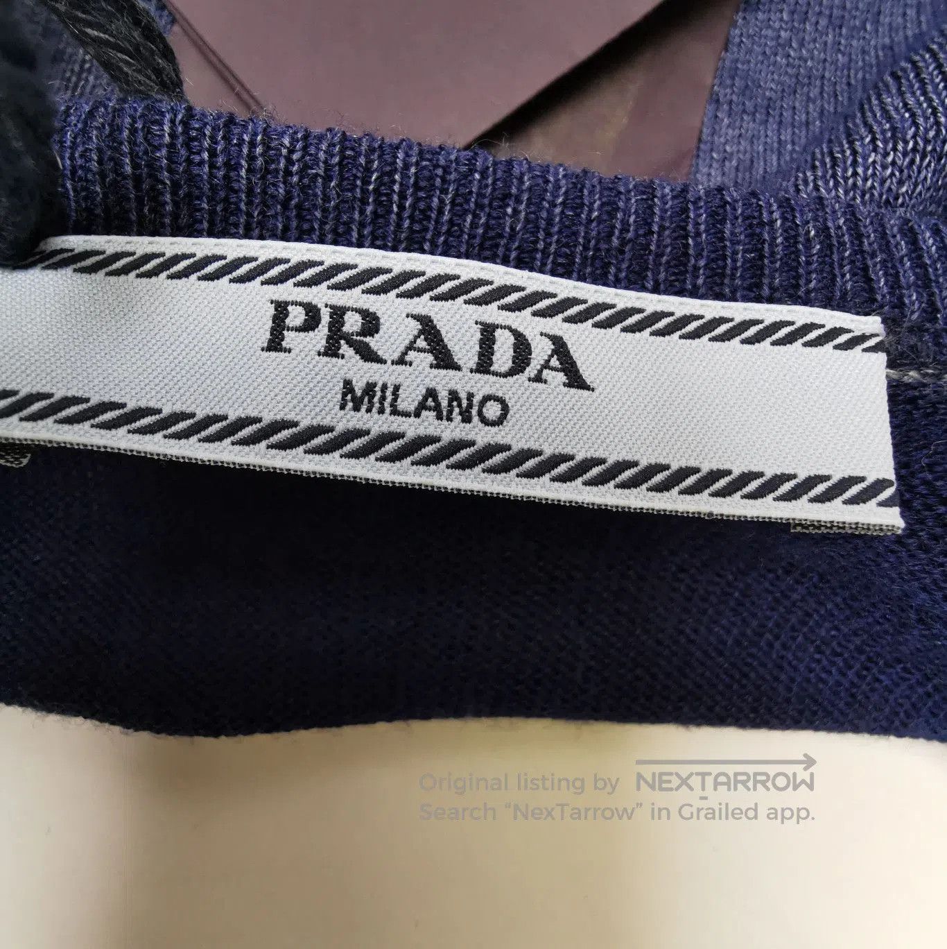 Prada Prada Wool Blend Crew Neck Sweater . Size M / US 6-8 / IT 42-44 - 4 Thumbnail
