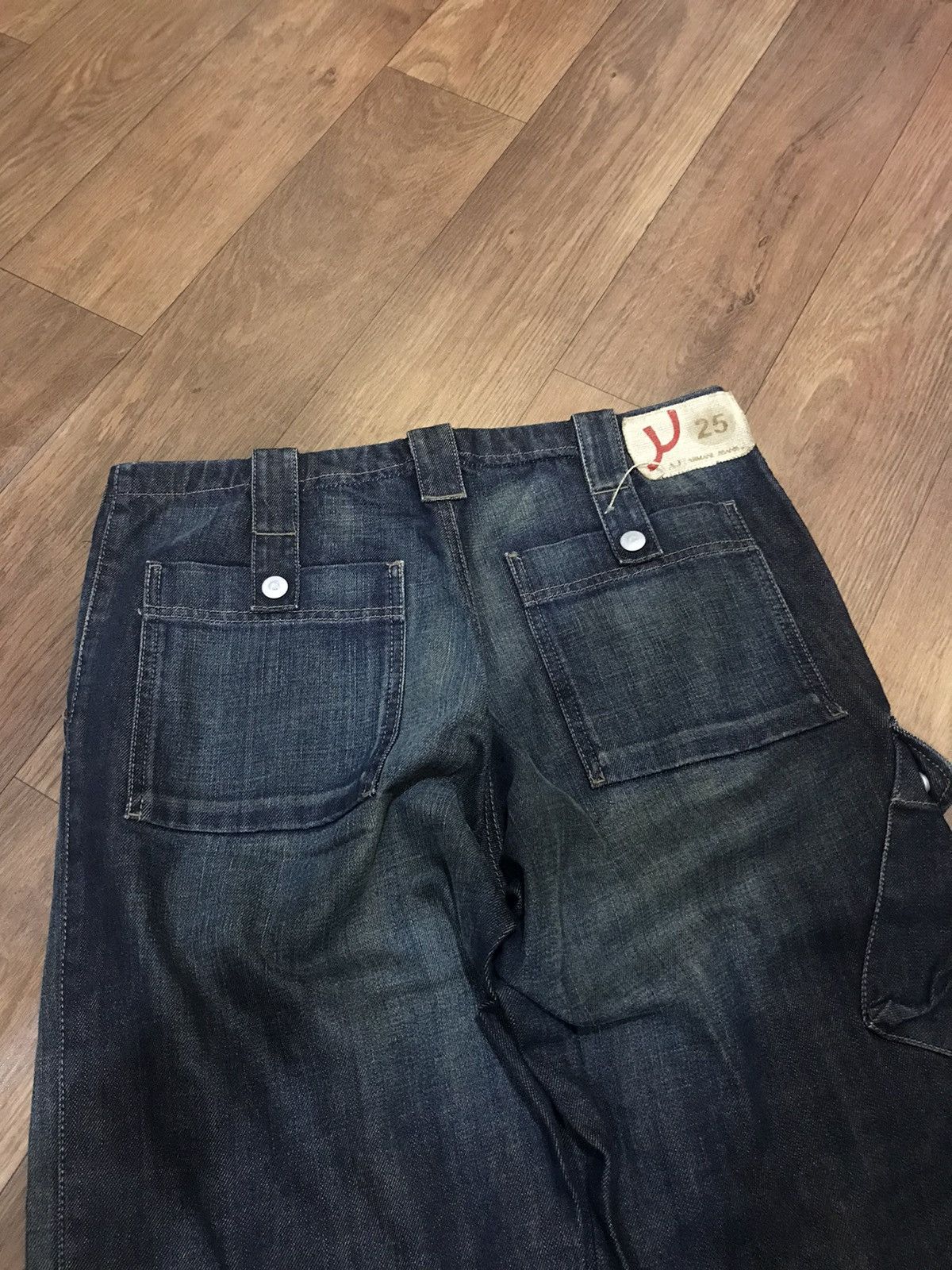 Emporio Armani × Japanese Brand × Vintage ARMANI JEANS VINTAGE DENIM CARGO Size US 34 / EU 50 - 6 Thumbnail