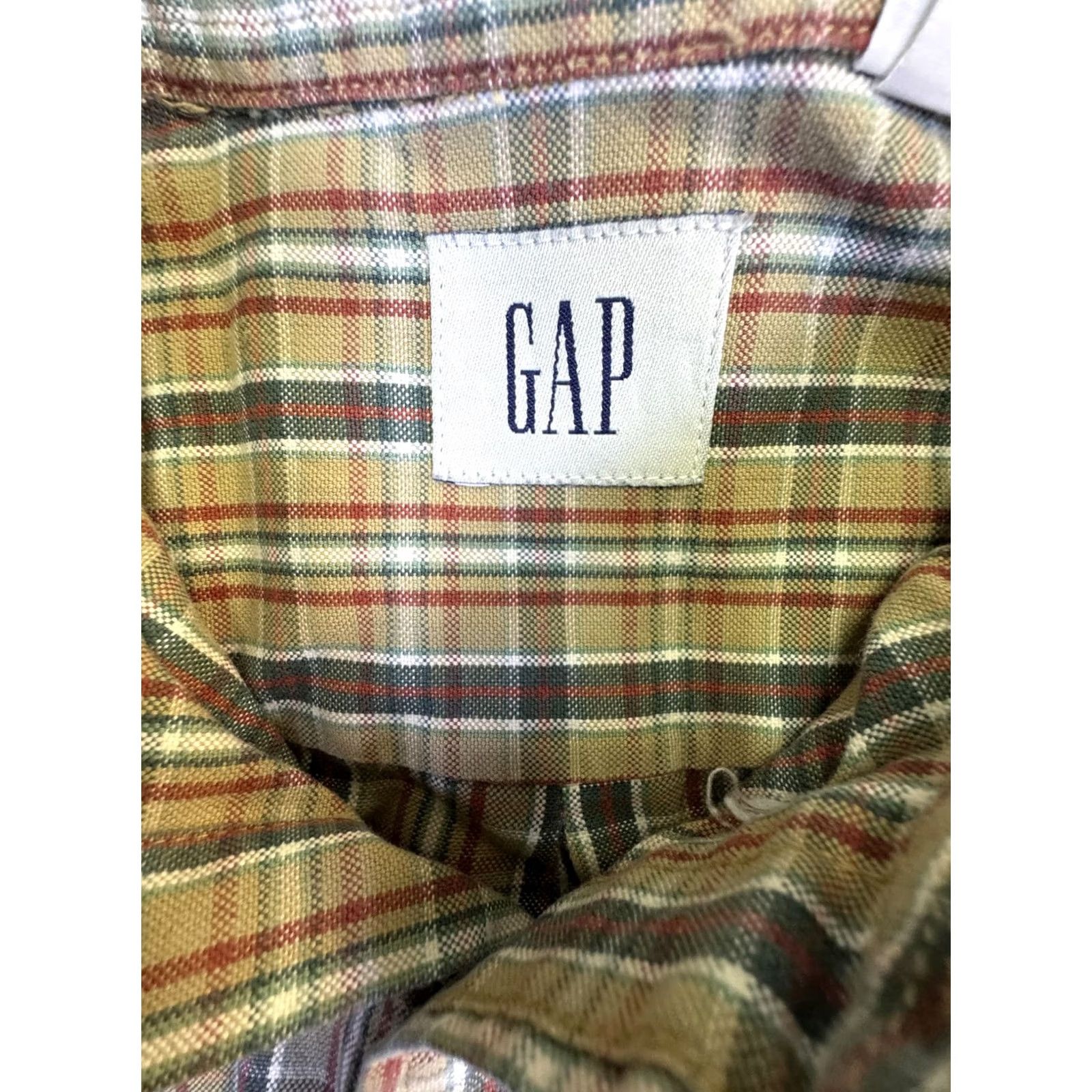 Gap Gap Shirt Mens Small Beige Plaid Long Sleeve Button Front Pockets Casual Size US S / EU 44-46 / 1 - 5 Thumbnail