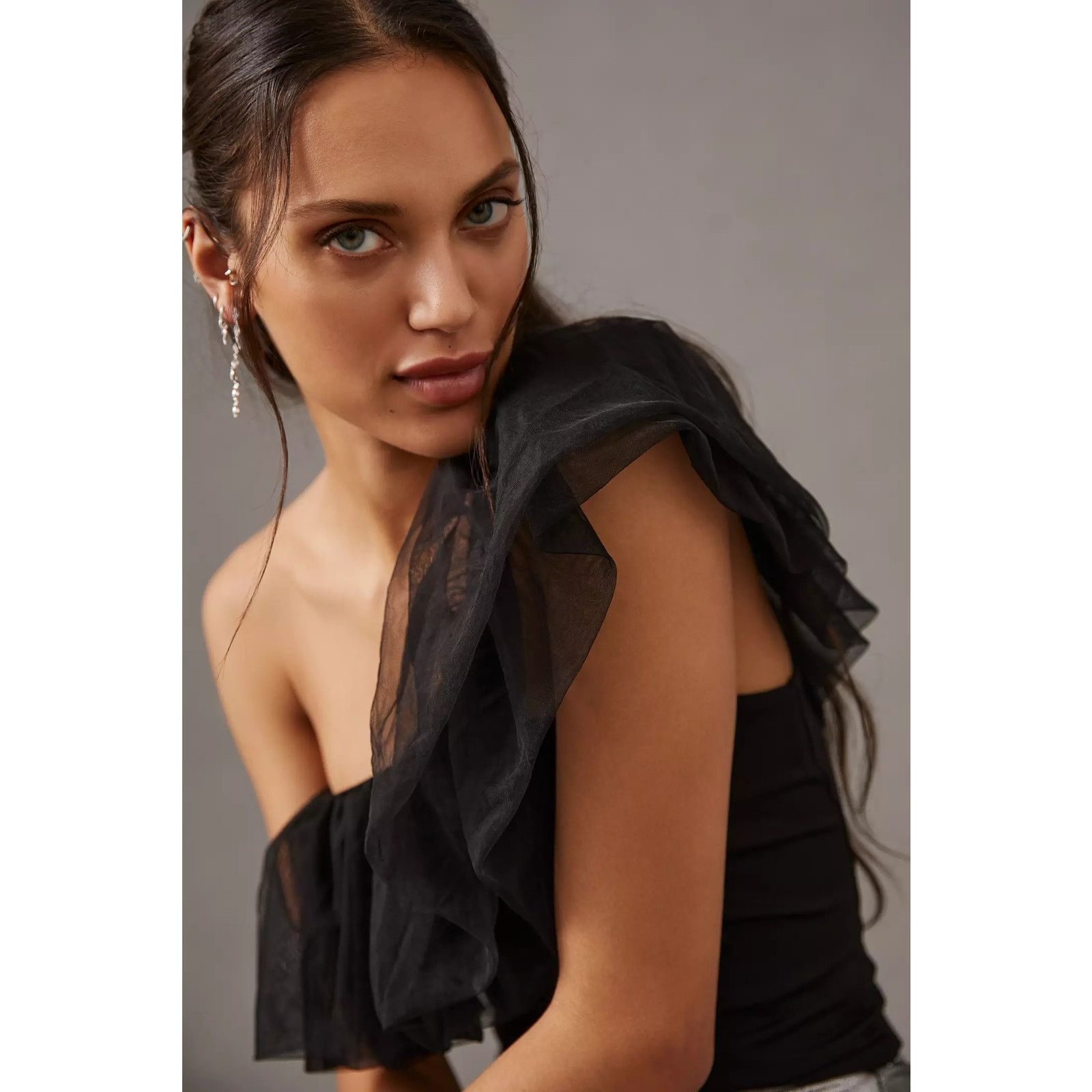 Anthropologie Anthropologie Sunday in Brooklyn One-Shoulder LARGE PETITE Size L / US 10 / IT 46 - 3 Thumbnail