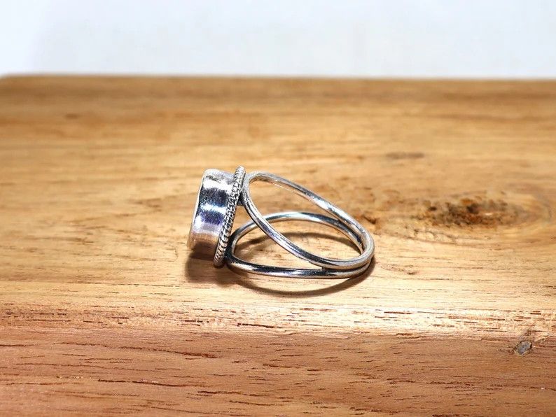 Handmade Abalone Shell Ring: Handmade Sterling Silver Ocean Jewelry Size ONE SIZE - 6 Thumbnail