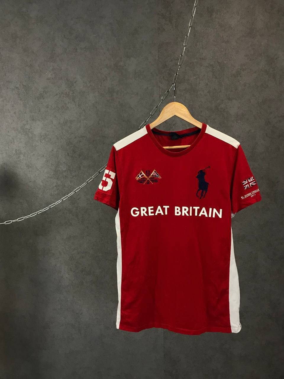 Designer Polo Ralph Lauren designer vintage tee Size US M / EU 48-50 / 2 - 1 Thumbnail