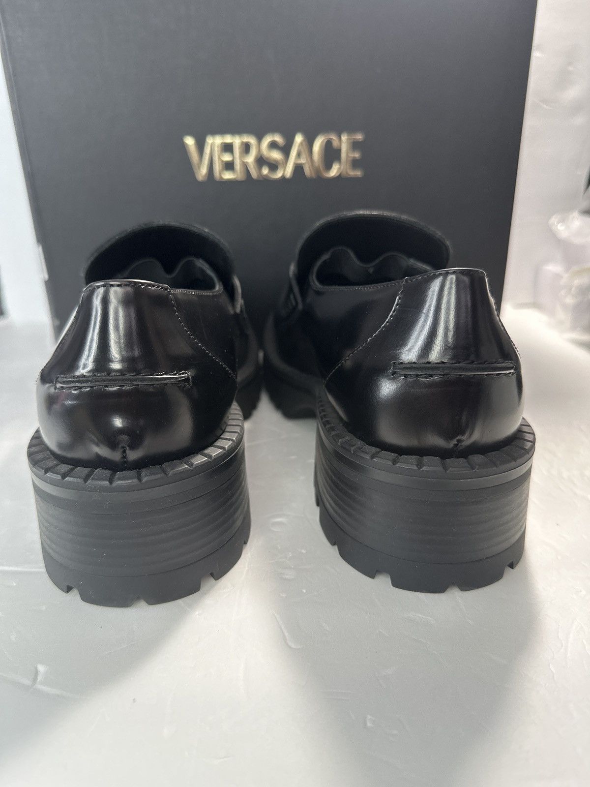 Versace VERSACE ALIA PLATFORM LOAFERS 35 MM Size US 9 / IT 39 - 14 Thumbnail
