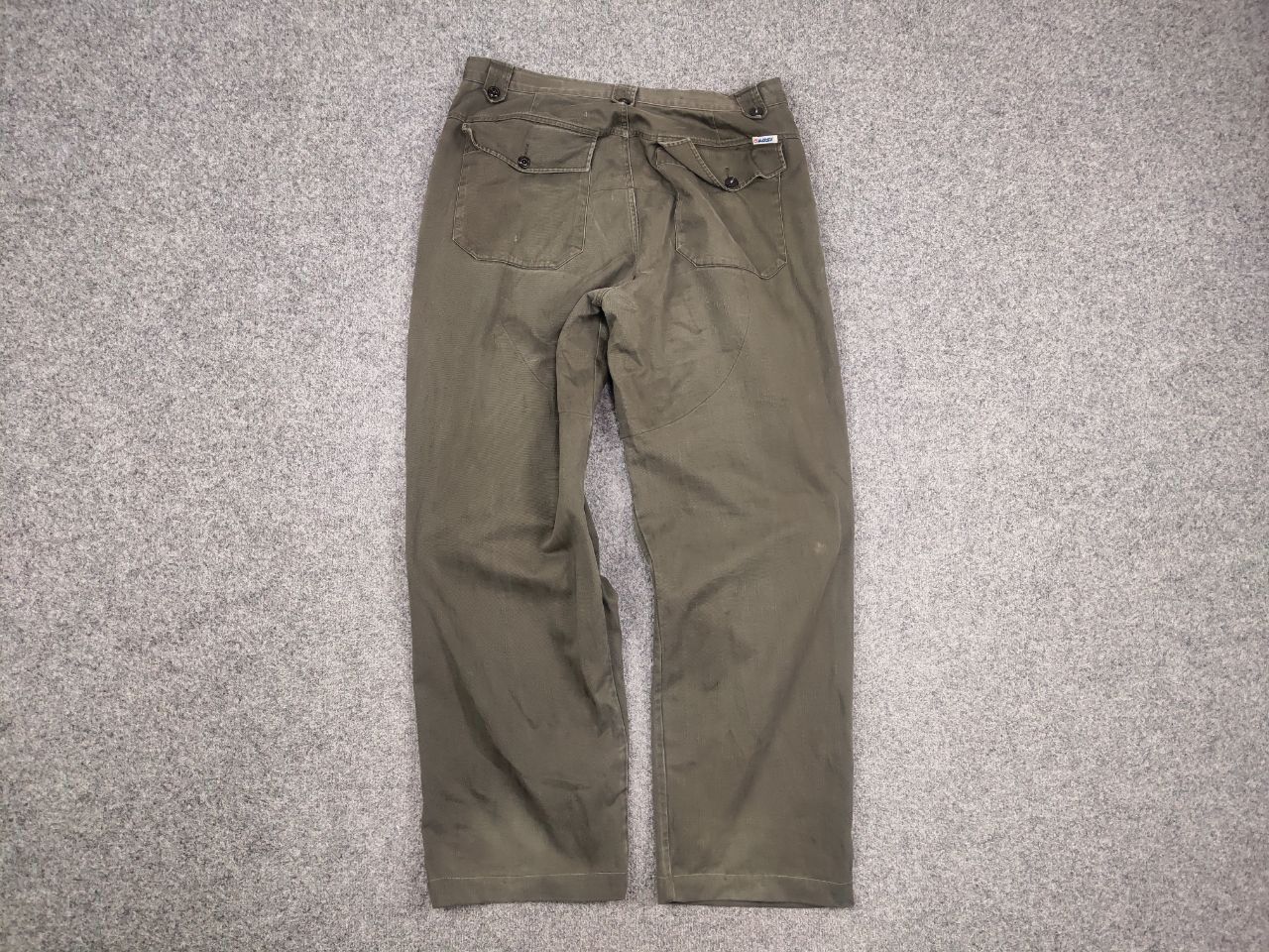 Diesel 55DSL by Diesel Vintage Military Baggu Green wide leg Pants Size US 34 / EU 50 - 9 Thumbnail
