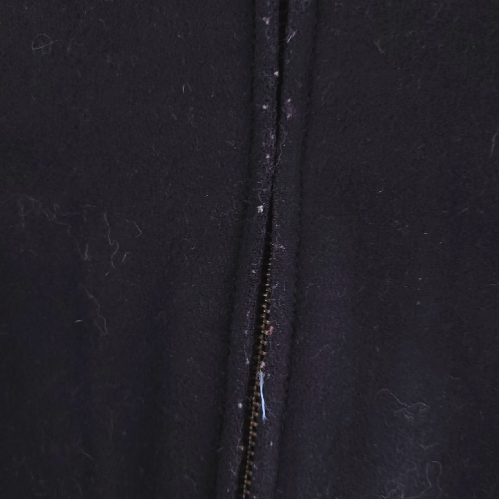 Gap Old Navy Coat Mens Medium Black Wool Zip Quilted Size US M / EU 48-50 / 2 - 4 Thumbnail