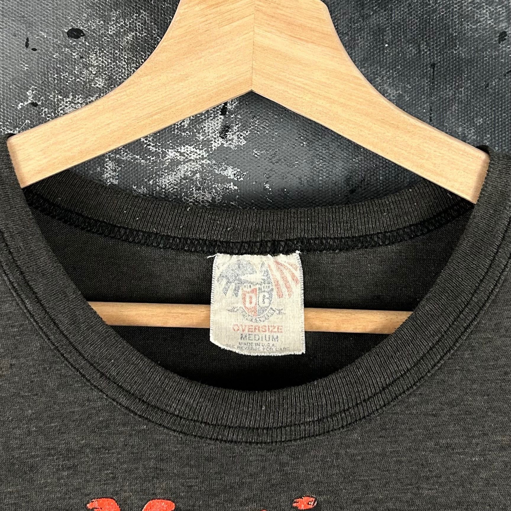 Vintage Vintage 1988 Drunk Cat humor black shirt Size US S / EU 44-46 / 1 - 3 Thumbnail