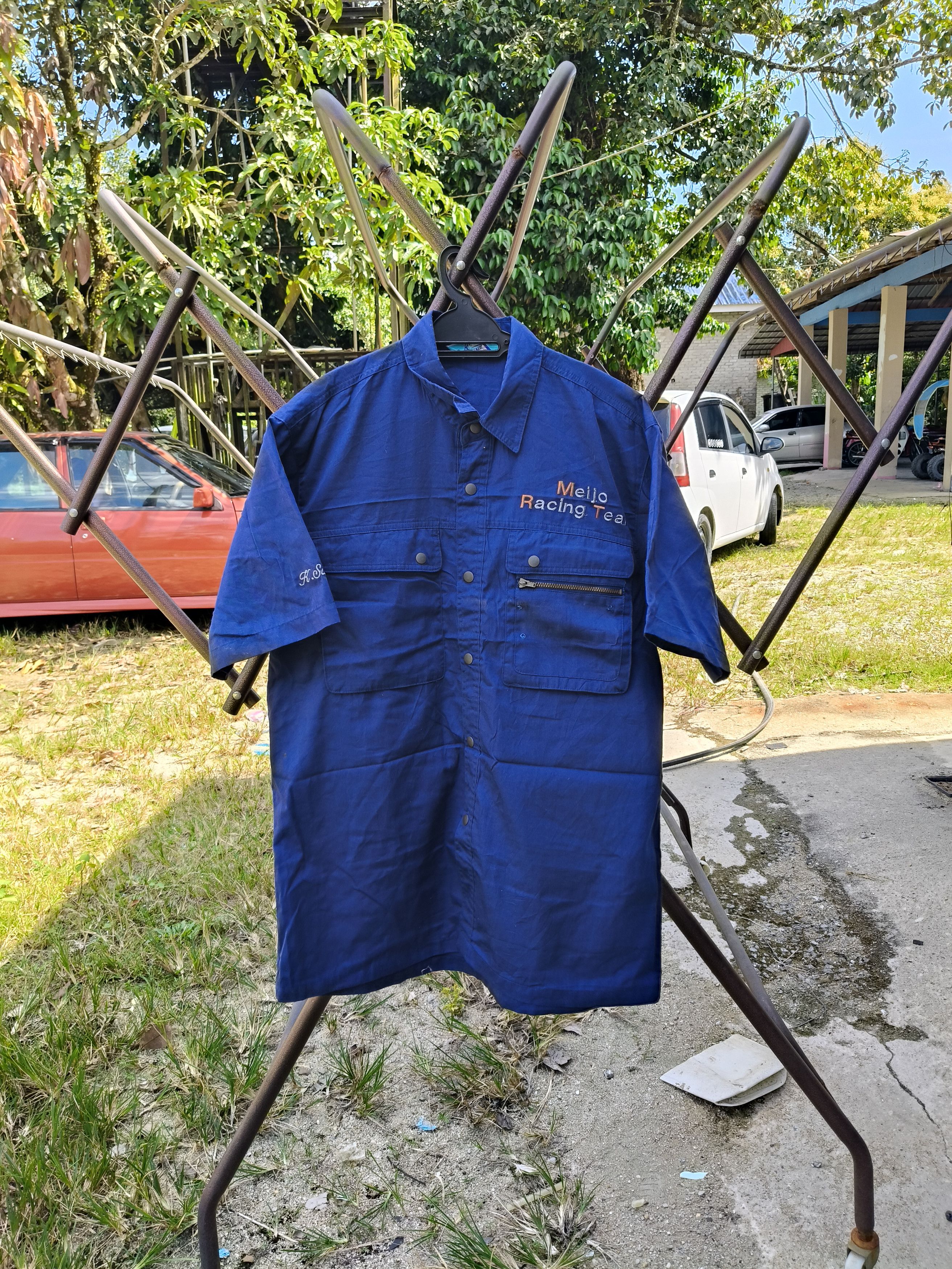 Japanese Brand Worker Shirt Mejjo Racing Size US L / EU 52-54 / 3 - 1 Thumbnail