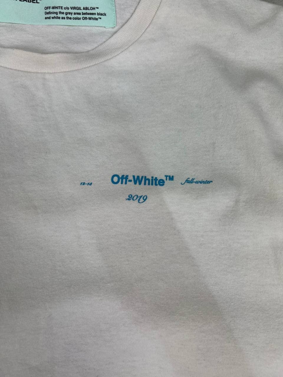 Off-White Off-White Diagonal Gradient Long Sleeve Tee Size US M / EU 48-50 / 2 - 7 Thumbnail