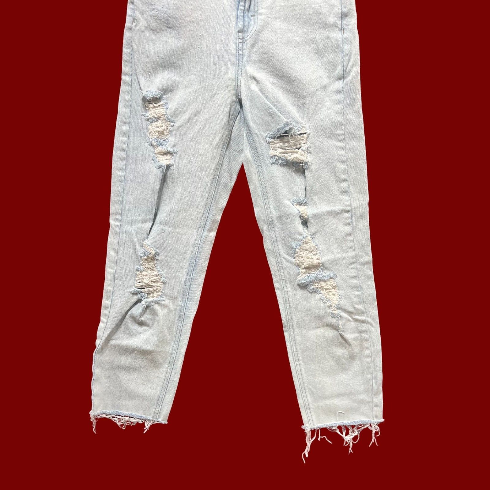 Other Wild Fable - Women's High-Rise Skinny Jeans Distressed - Lig Size 24" / US 00 / IT 34 - 11 Thumbnail