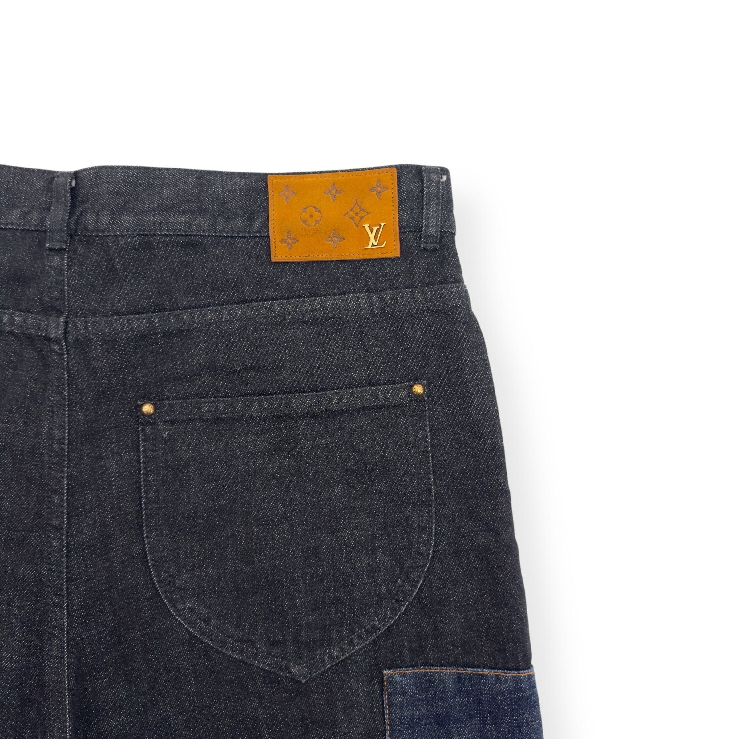 Louis Vuitton LOUIS VUITTON KARAKORAM BOW TIME DENIM JEANS INDIGO W34” Size 34" / US 12 / IT 48 - 12 Thumbnail