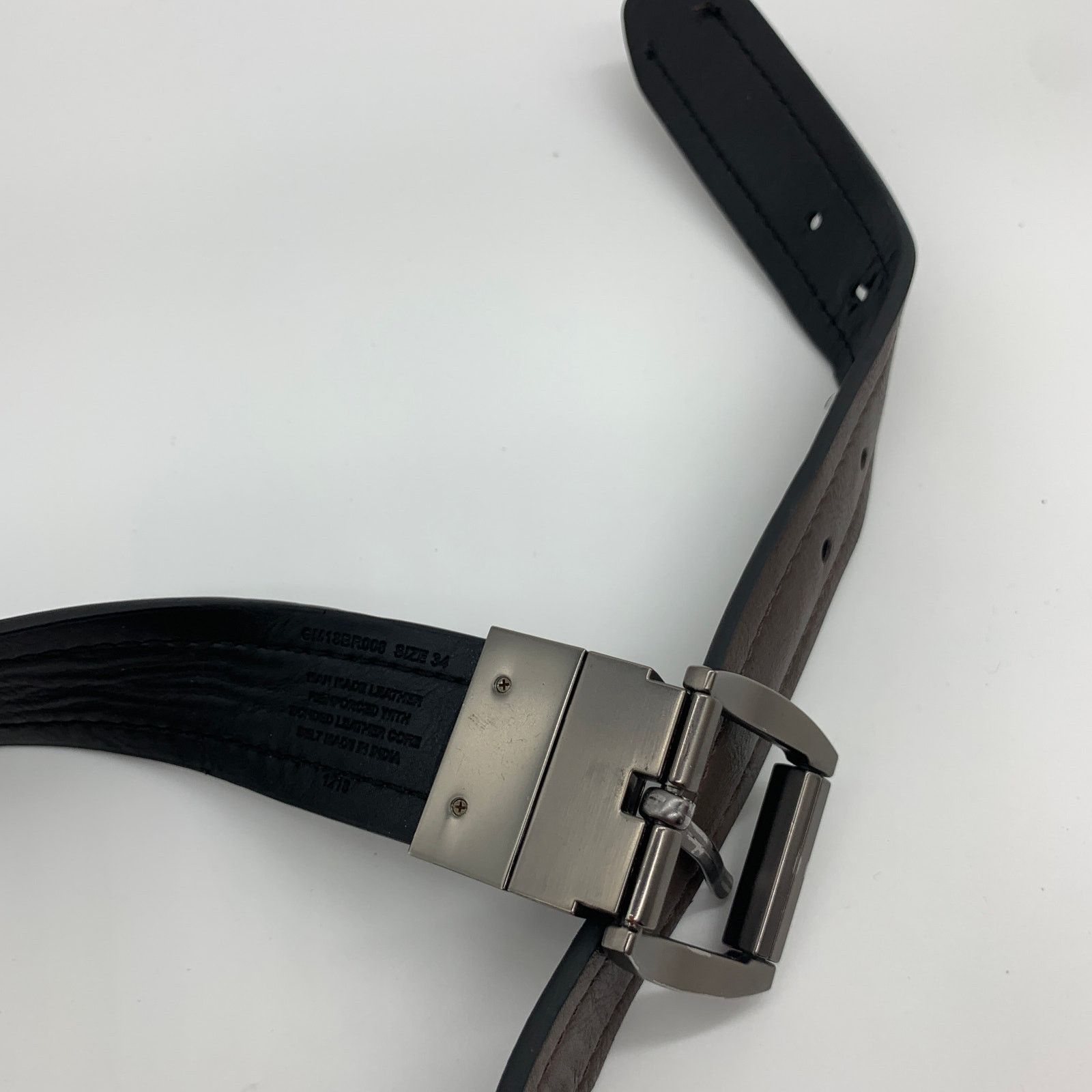 Other Brown Faux Leather Belt Size 34 Size 34 - 6 Thumbnail