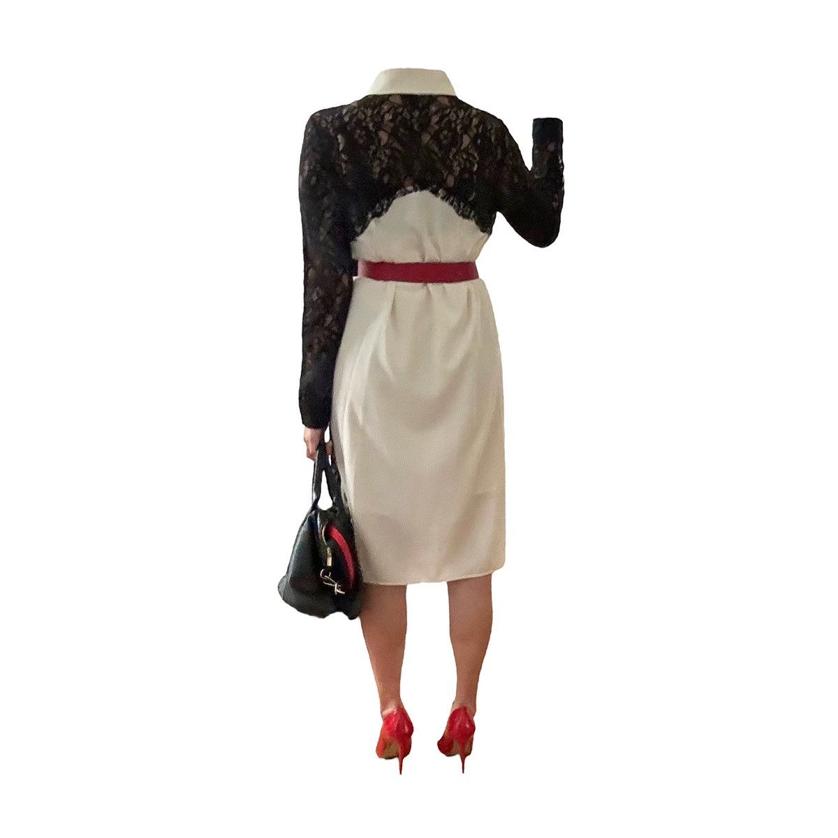 Asos Two-tone lace shirt dress Size M / US 6-8 / IT 42-44 - 2 Thumbnail