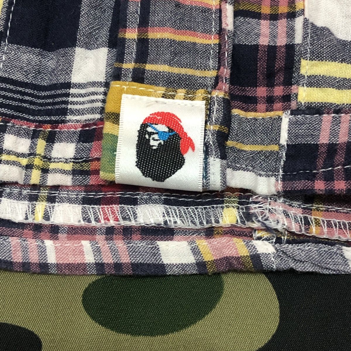 Bape Bape Pirate Store Flannel Patchwork B/D Shirt Size XS / US 0-2 / IT 36-38 - 4 Thumbnail