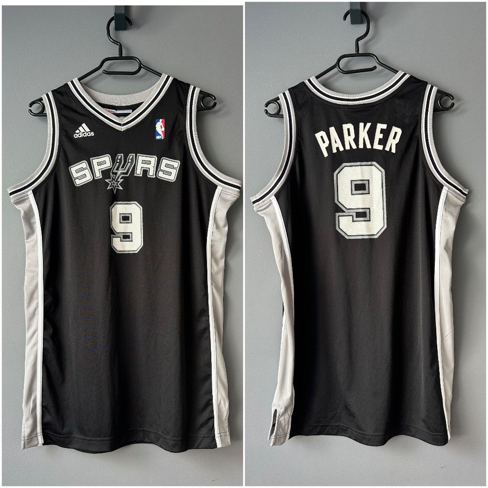 Adidas 2010-14 NBA San Antonio Spurs Parker #9 adidas Jersey Size US S / EU 44-46 / 1 - 1 Thumbnail
